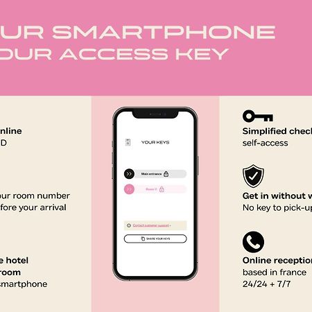 Hotel Cloitre - Entree Autonome, Reception En Ligne - Encore Mieux Orléans Dış mekan fotoğraf
